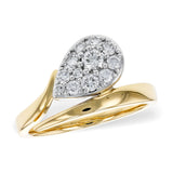 14KT Gold Ladies Diamond Fashion Ring