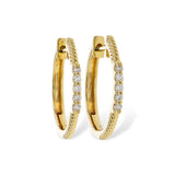 14KT Gold Diamond Earrings