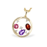 14KT Gold Multi-Stone Necklace