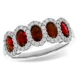14KT Gold Ladies Ruby Wedding Ring