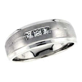 14KT Gold Mens Diamond Wedding Ring