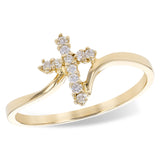 14KT Gold Ladies Diamond Fashion Ring