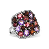 14KT Gold Ladies Multi-Stone Fashion Ring
