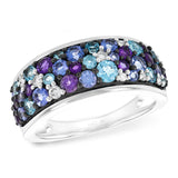 14KT Gold Ladies Multi-Stone Fashion Ring