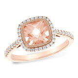 14KT Gold Ladies Morganite Fashion Ring
