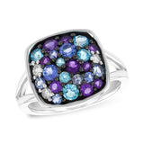 14KT Gold Ladies Multi-Stone Fashion Ring