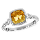 14KT Gold Ladies Citrine Fashion Ring
