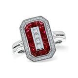 14KT Gold Ladies Ruby Fashion Ring