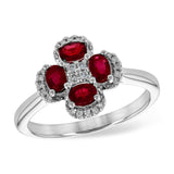 14KT Gold Ladies Ruby Fashion Ring
