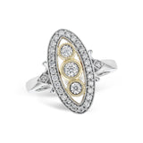 14KT Gold Ladies Diamond Fashion Ring