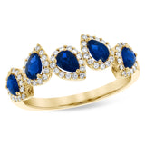 14KT Gold Ladies Sapphire Fashion Ring
