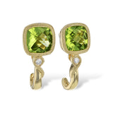 14KT Gold Peridot Earrings