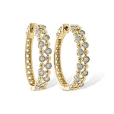 14KT Gold Diamond Earrings