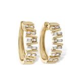 14KT Gold Diamond Earrings