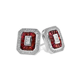 14KT Gold Ruby Earrings