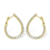14KT Gold Diamond Earrings
