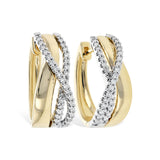 14KT Gold Diamond Earrings
