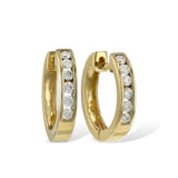 14KT Gold Diamond Earrings