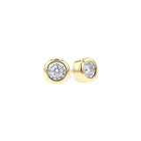 14KT Gold Diamond Earrings