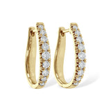14KT Gold Diamond Earrings
