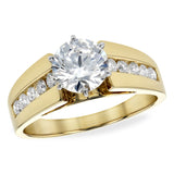 14KT Gold Diamond Semi-Mount Engagement Ring