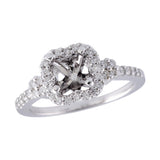 14KT Gold Diamond Semi-Mount Engagement Ring