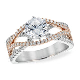 14KT Gold Diamond Semi-Mount Engagement Ring