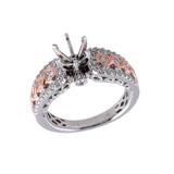 14KT Gold Diamond Semi-Mount Engagement Ring