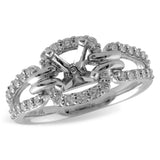 14KT Gold Diamond Semi-Mount Engagement Ring