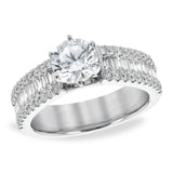 14KT Gold Diamond Semi-Mount Engagement Ring