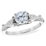 14KT Gold Diamond Semi-Mount Engagement Ring