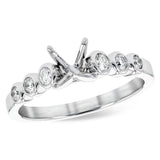 14KT Gold Diamond Semi-Mount Engagement Ring
