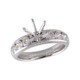 14KT Gold Diamond Semi-Mount Engagement Ring