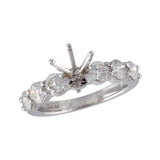 14KT Gold Diamond Semi-Mount Engagement Ring