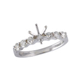 14KT Gold Diamond Semi-Mount Engagement Ring