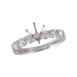 14KT Gold Diamond Semi-Mount Engagement Ring