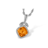 14KT Gold Citrine Necklace