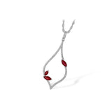 14KT Gold Ruby Necklace