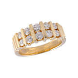 14KT Gold Ladies Diamond Wedding Ring