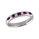14KT Gold Ladies Ruby Wedding Ring