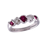 14KT Gold Ladies Ruby Wedding Ring