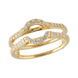 14KT Gold Ladies Diamond Wrap/Guard