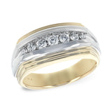 14KT Gold Mens Wedding Ring