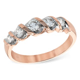 14KT Gold Ladies Diamond Wedding Ring