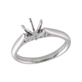 Platinum Diamond Semi-Mount Engagement Ring