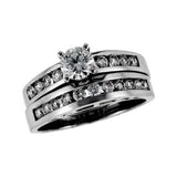14KT Gold Two-Piece Wedding Set