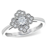 14KT Gold Ladies Diamond Fashion Ring