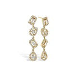 14KT Gold Diamond Earrings