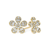 14KT Gold Diamond Earrings