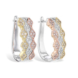 14KT Gold Diamond Earrings